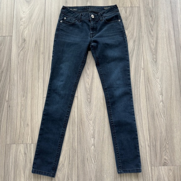 DL1961 Amanda 4 Way Stretch Skinny Jeans Dark Blue 26 - Picture 1 of 8
